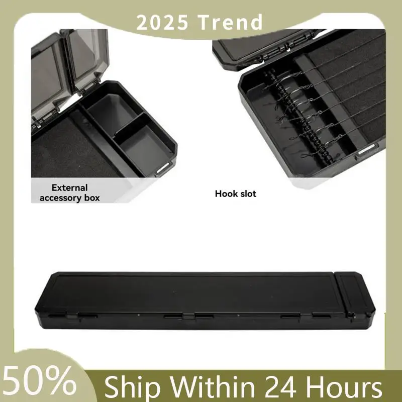 

A35F New Carp Fishing Hair Rig Tackle Box Waterproof Hold Rigs Storage Case Detachable Hold Rigs Storage Case