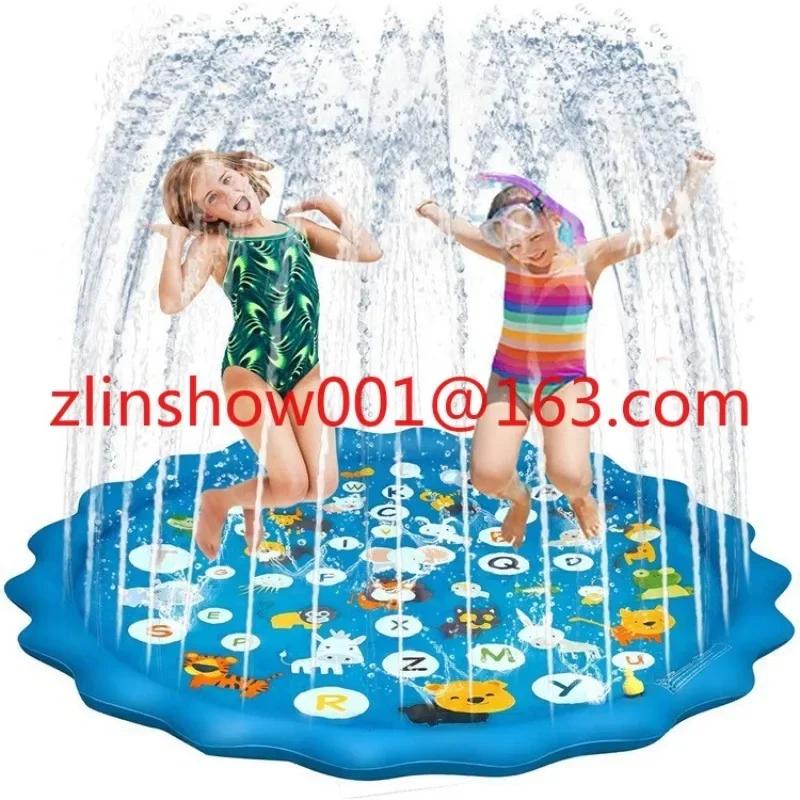 Summer Fun Game Outdoor Water Inflatable Sprinkle Mat Pad Water Fun Sprinkler Pad for