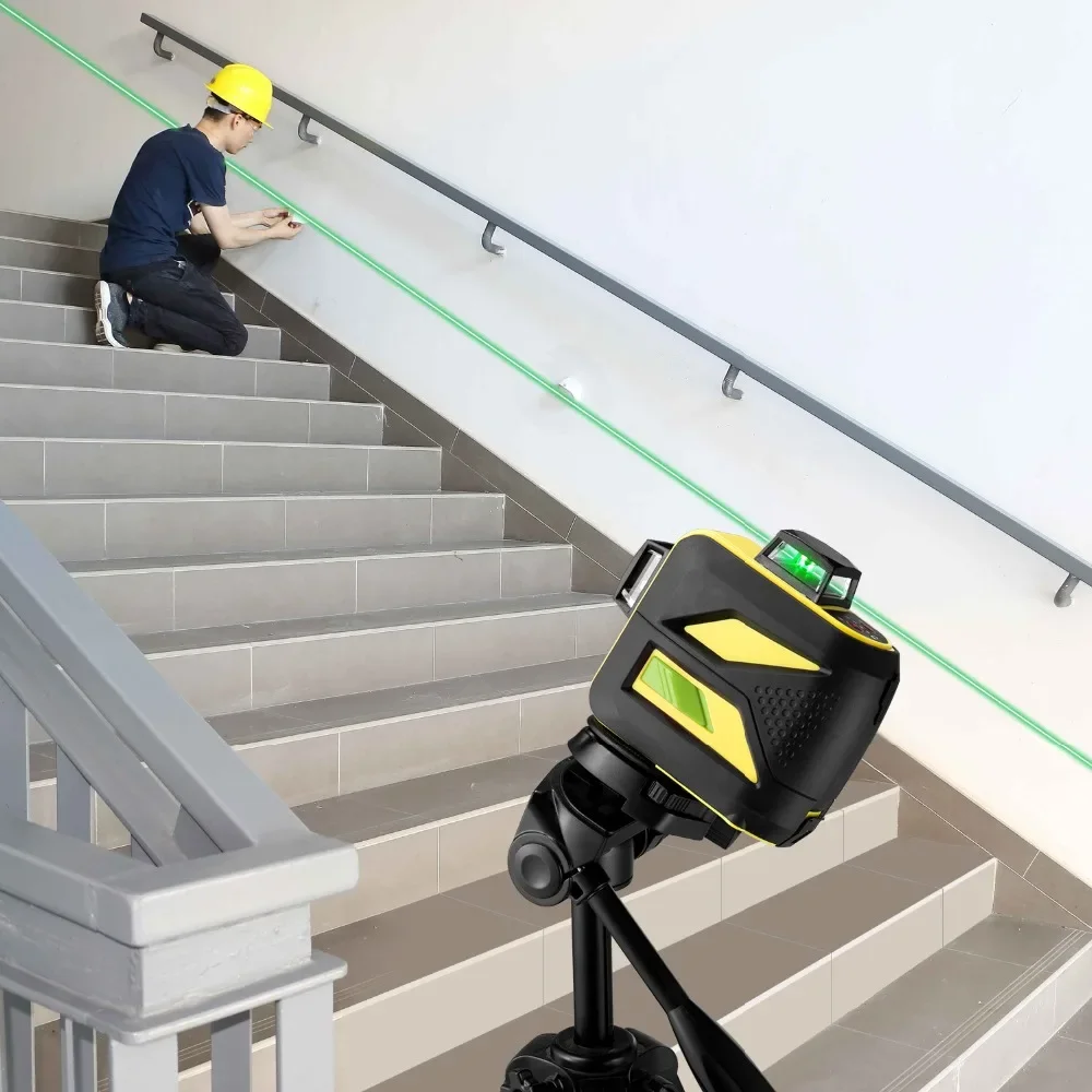 FIRECORE 3D Green Laser Level 360 12Lines Лазерный Уровень Self-Leveling Nivel láser Lines With Purple Coating(F93T-XG)