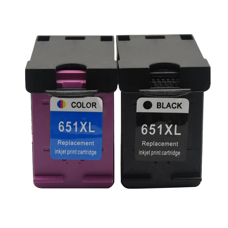 Remanufactured Ink Cartridge for HP 651 651XL for HP651 Deskjet Ink Advantage 5575 5645 OfficeJet 202 202c 250 252 Printer