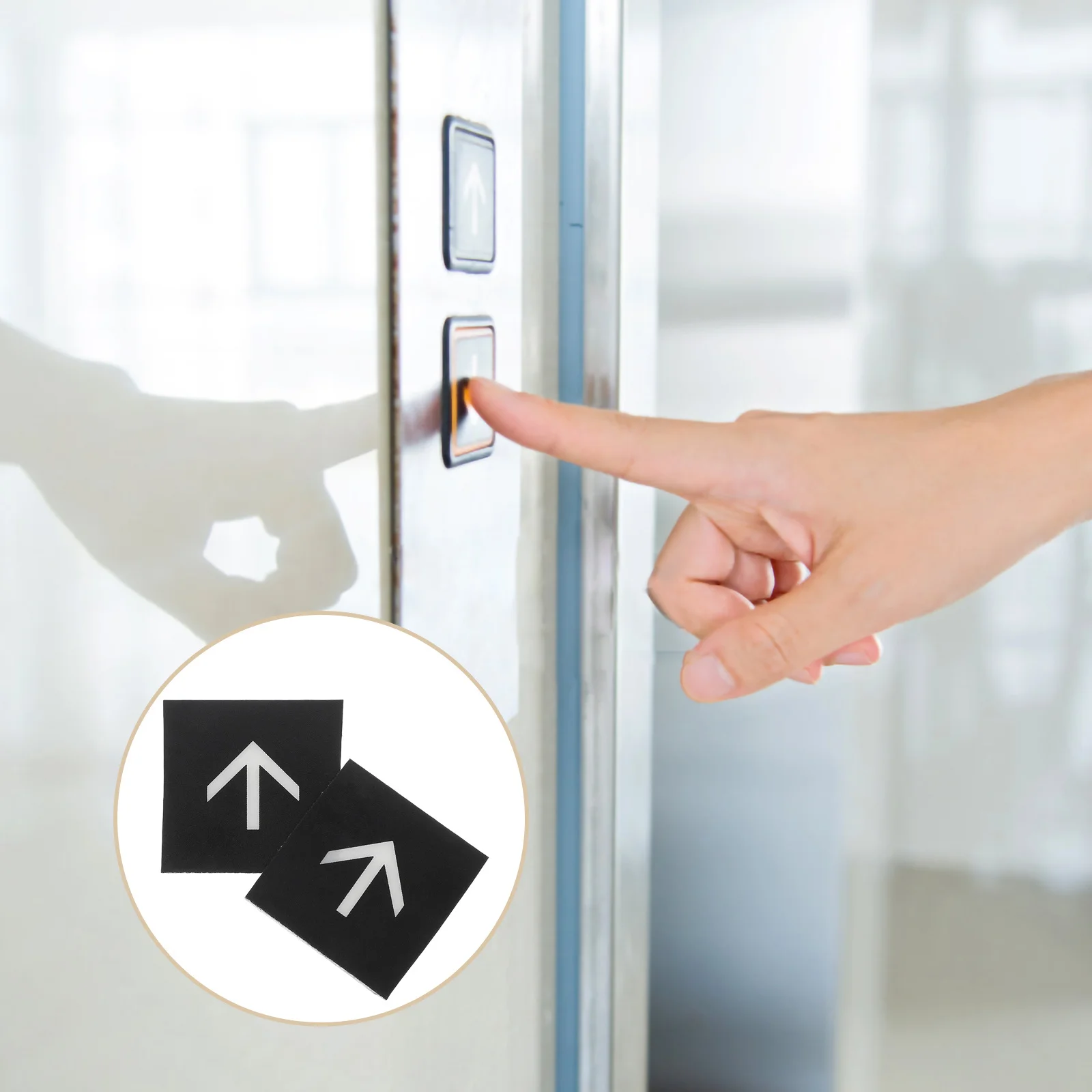 

2pcs Directional Button For Elevator Call System Up Down Indicator Durable Lifting Elevator Push Button Replacement Easy