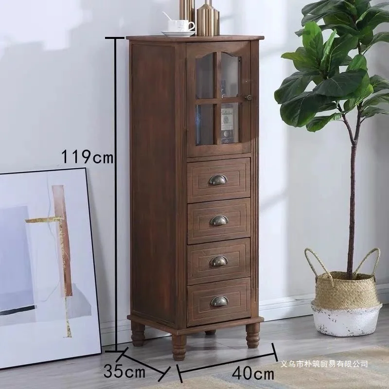 LH Household wine cabinet rack Living room wall decorative cabinet Small apartment dining side cabinet