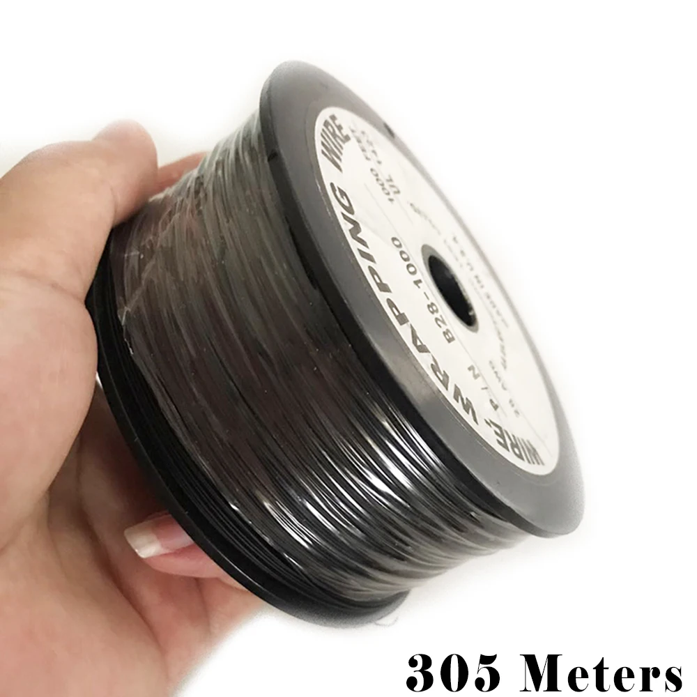 P/N B28-1000 US Imported OK Wire 305M High Temperature Resistant Silver Cable 28AWG 30AWG Silver-plated Oxygen-free Copper Wire