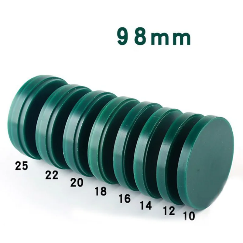 5pcs Dental Wax Disc Laboratory Materials Tools For Dentistry Technician  Lab CAD/CAM Carving Green Color Wax Block 98*12-25mm