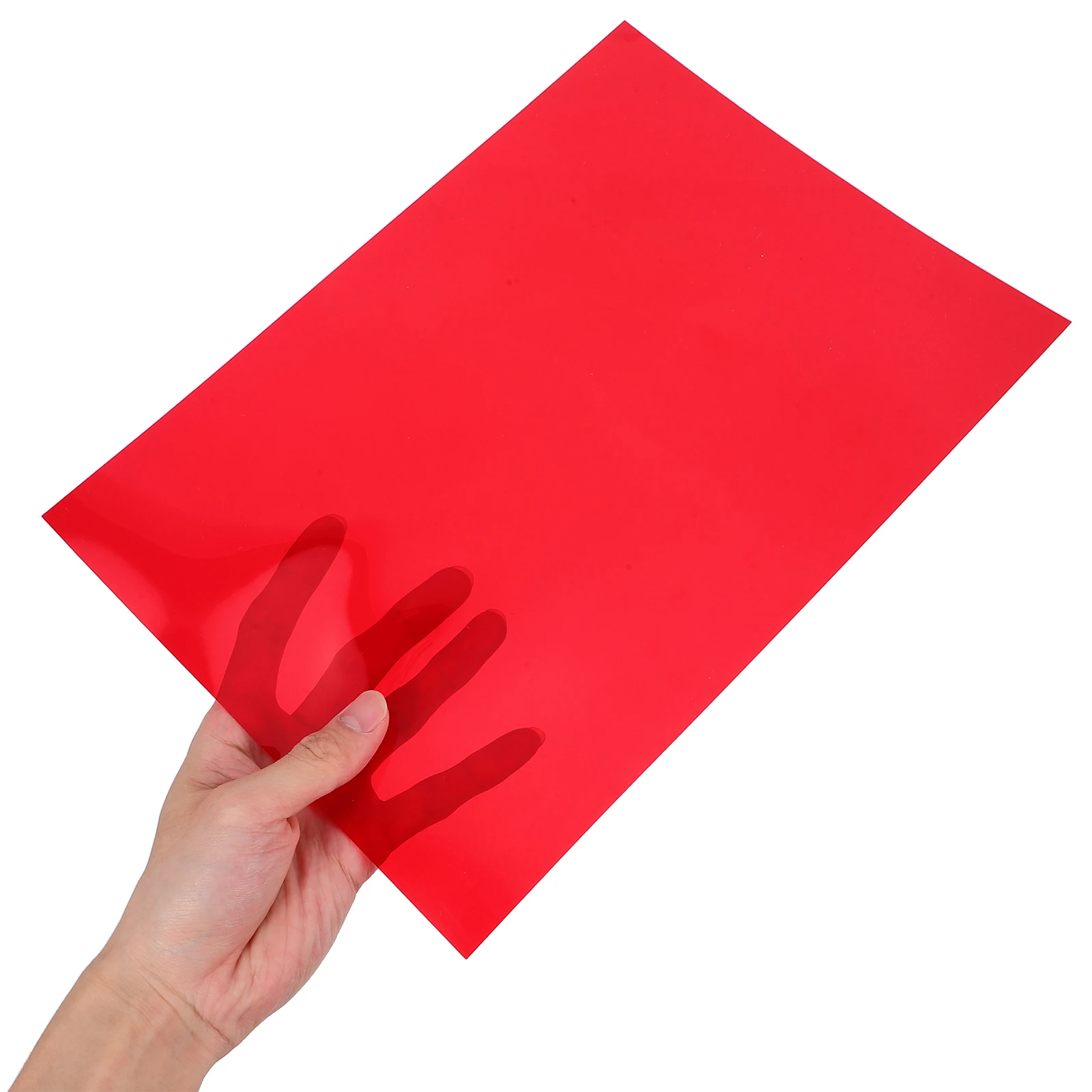 

5 Pcs Frosted Matte PVC Translucent Film Sturdy Semitransparent Sheets for Reading Guide Crafts Home Office Light Diffuser