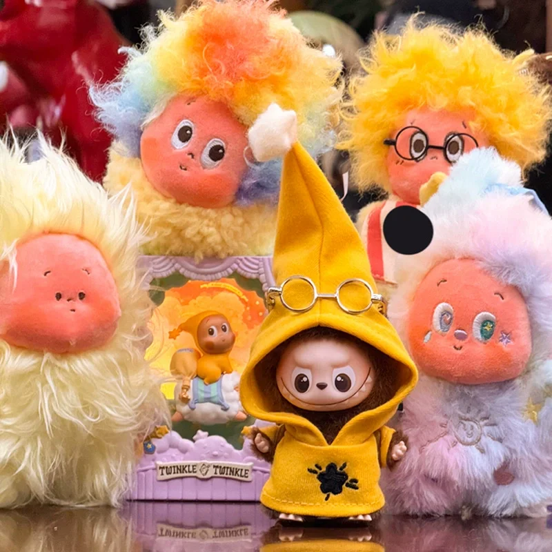 

New Suitable For Labubu Clothing 4.0 Generation Secret Code In The Heart series10cm Mini Doll Clothes Star Man Hoodie Suit