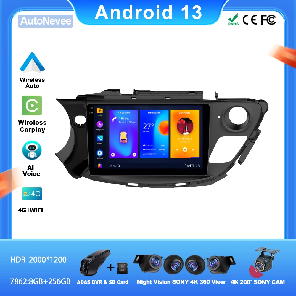 

Android For Buick Envision 2014 - 2016 Car Player Auto Radio Video Navigation NO 2din DVD HDR QLED Screen Dash Cam Head Unit BT