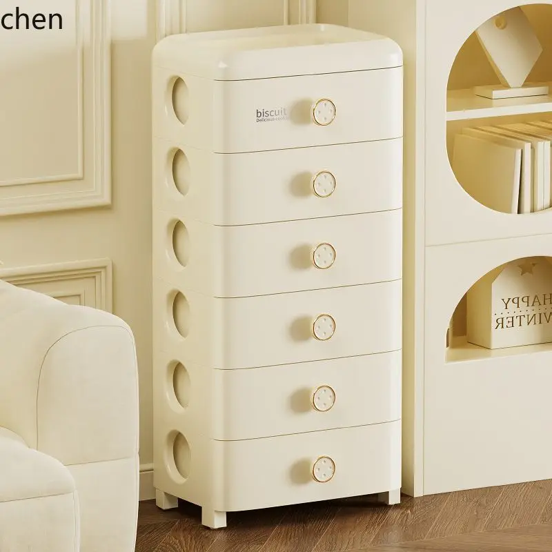 

ZMLCosmetic Storage Drawer Cabinet Home Living Room Storage Cabinet Bedroom Nightstand Plastic