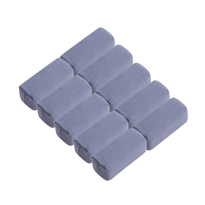 5/10 PCS Car Detailing Suede Sponge Applicator Ceramic Coating Polishing Sponge Paint Care Waxing Polish Block Cleaning Tool