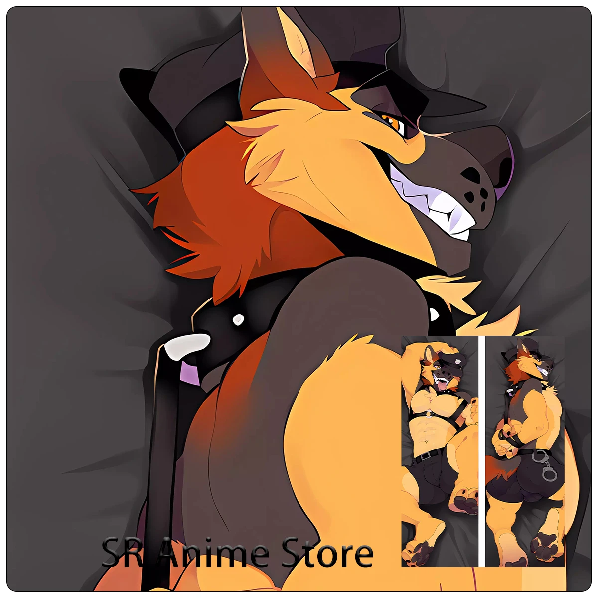 

Dakimakura Anime Furry Rex (Bad Dragon) Pillowcase Double-sided Print DIY Customized Hugging Body Pillow Cover Case