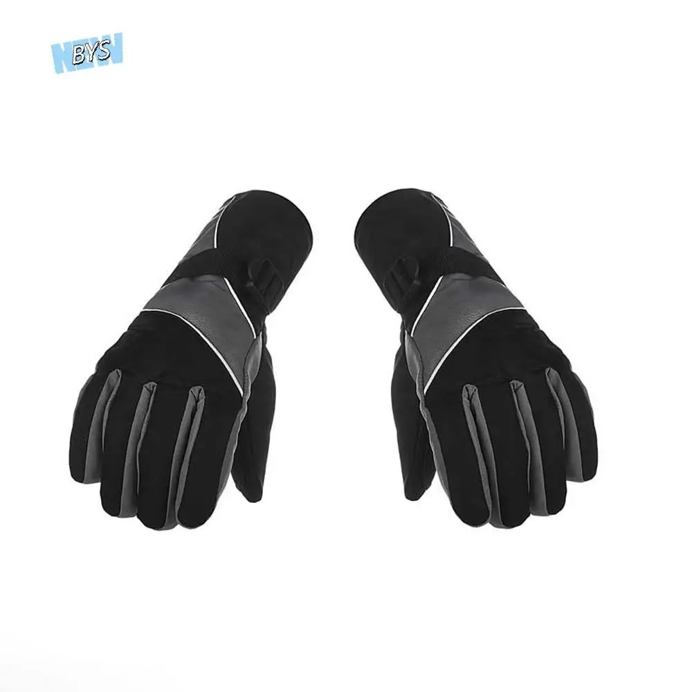 

PP Cotton Ski Anti-cold Gloves Soft Anti-splash Water Unisex Windproof Gloves Anti-slip Warmer Thickened Finger Mittens Autumn