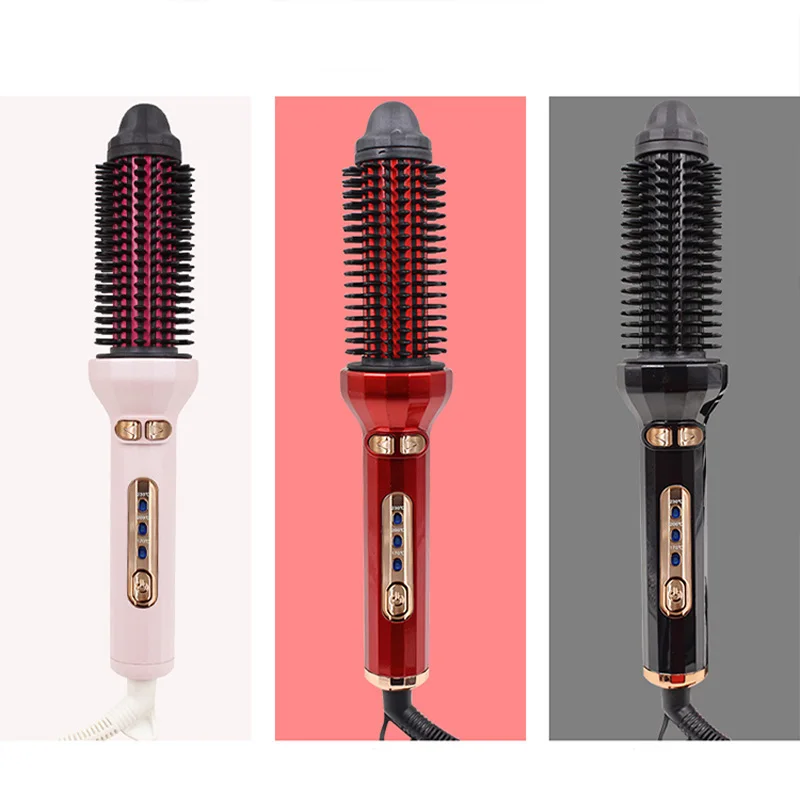 

Fast-heating ion spiral curling iron, portable curling iron, curling comb, charging styling tool, hair salon tool brush