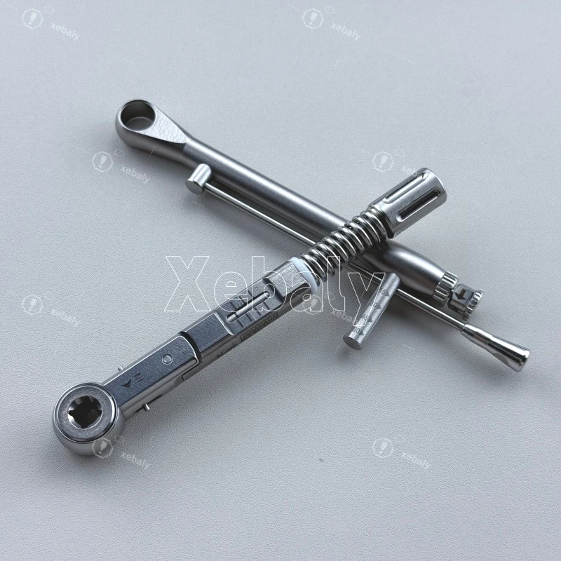 Dental Torque Wrench Square Conversion Head Ratchet Gear Composite Triangular Screwdriver Universal Dentistry Oral Special Tools