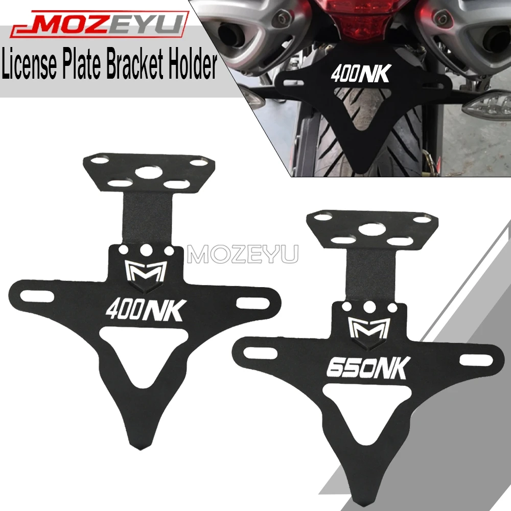 

For CFMOTO CF 400NK 650NK 2016-2023 2022 2021 2020 2019 650 400 NK License Plate Bracket Licence Registration Holder Motorcycle