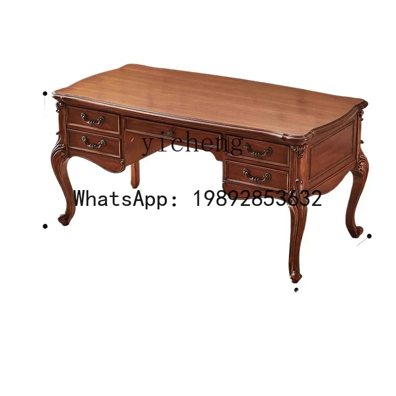 desk study living room retro table rectangular writing table computer table household