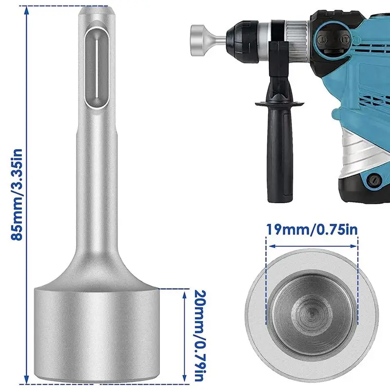 |Great Sell|SDS-Plus T Post Ground Rod Driver, Drill Bit Driver Hammer Drill Rod Converter for Hammer Drill Grounding Ro