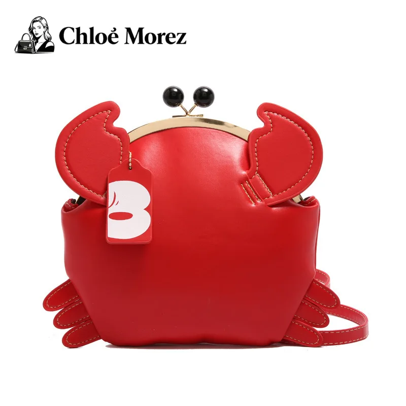

Cartoon Little Crab Shoulder Bag for Women, Versatile Crossbody Shell Bag