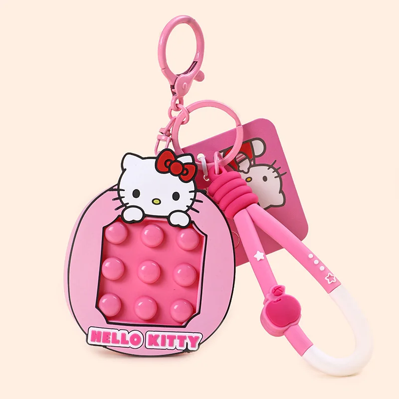 Hello Kitty Cinnamoroll Pochacco Kuromi Pom Pom Purin Cute Cartoon Keychain Toy Bag Pendant Bag Accessories Key Ring Kids Gift