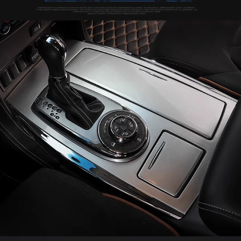 

Center Gear Water Cup Panel For Nissan Patrol Y62 Carbon Fiber Pattern Decoration Suppliers Interior Modification Accessories