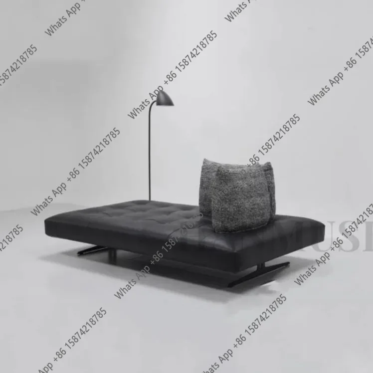 N67 Light luxury double-sided backrest without armrests Japanese modern designer activity backrest casual Prado croissant sofa