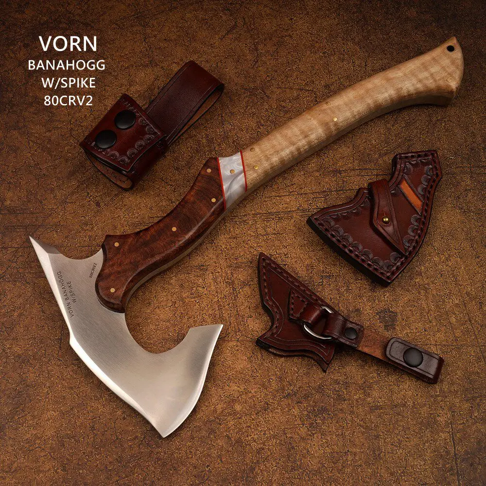 Multi Functional Tactical Axe High Carbon Steel Camping Axe Outdoor Survival Axe Household Chopping Tool