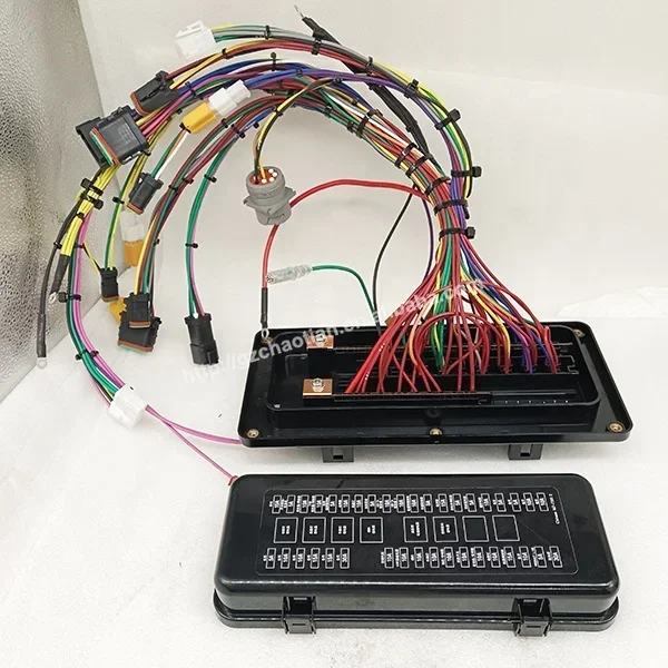 

163-6740 E320C Excavator Fuse Box Excavator Spare Parts Fuse Box Wiring Harness As 1636740