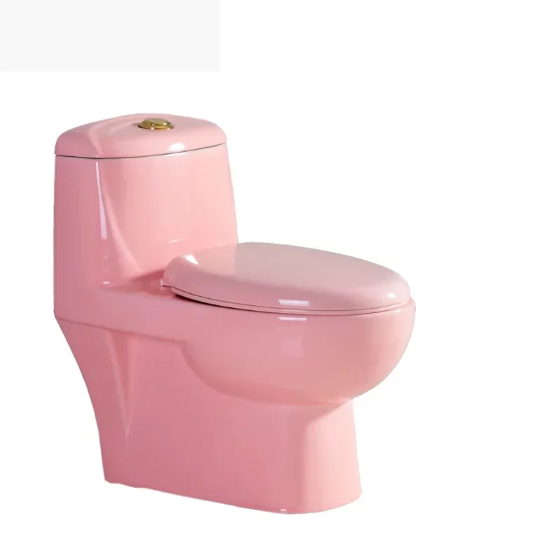 Colorful washdown flushing one piece ceramic multicolor ceramic sanitary toilet