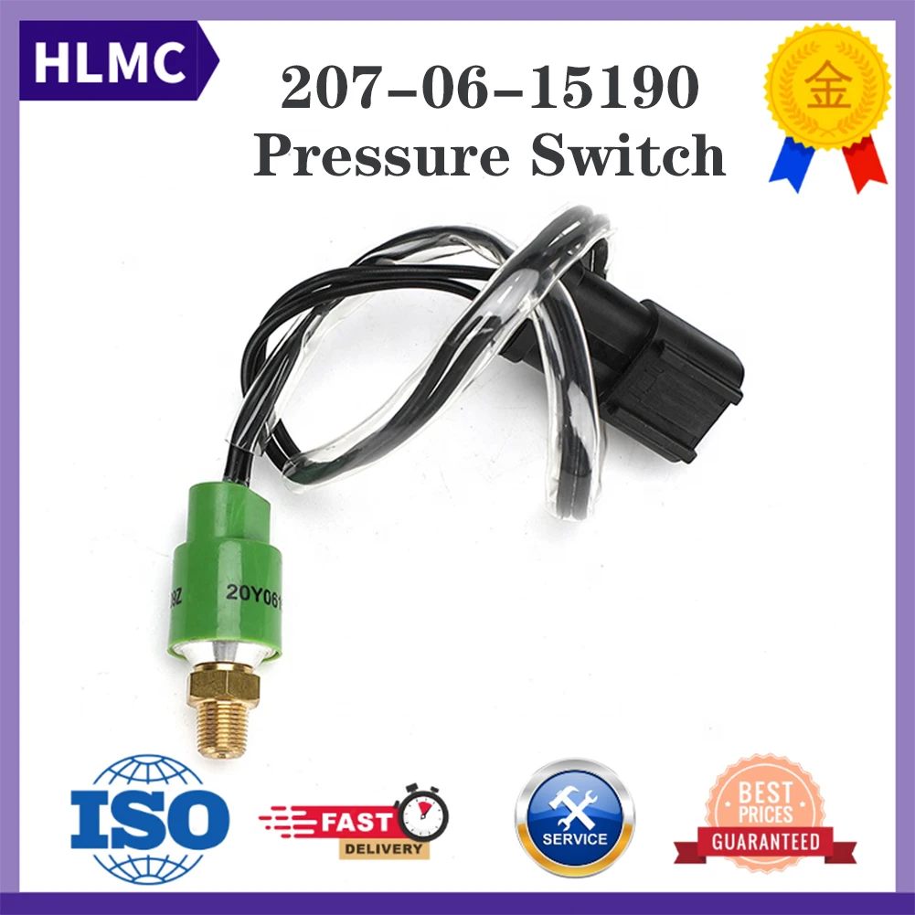 

Excavator Electric Parts PC200-5 PC200-6 6D95 Pressure Switch Sensor 207-06-15190