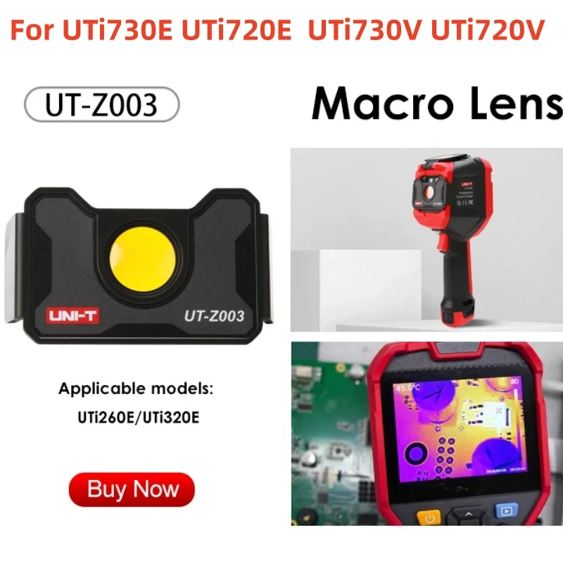 UNI-T UTi730E 320x240 WiFi Thermal Imager UT-Z003 Macro Lens 3.5