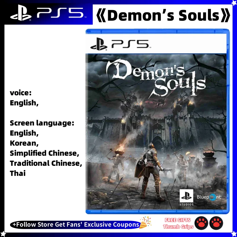 Sony Playstation 5 PS5 NEW Game CD Demon’s Souls 100% Official Original Physical Game Card Demon’s Souls  Playstation 5 PS5