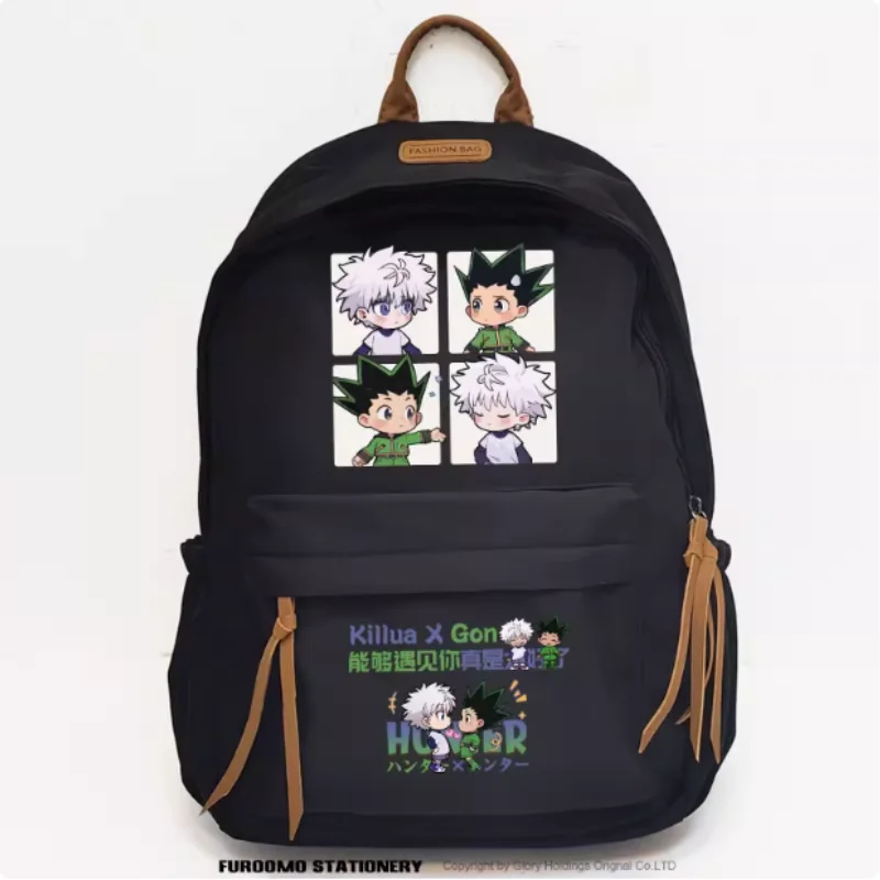 HUNTER×HUNTER Killua Zoldyck GON·FREECSS  Schoolbag Backpack High-capacity Shoulder Bag Cosplay Student Teenager Gift B1815