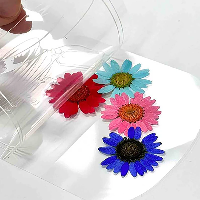 20 Piece Bookmarks Kids Creative DIY Transparent Bookmarks For Dried Flowers Plant Samples Bookmarks Personalized Glassware Drie