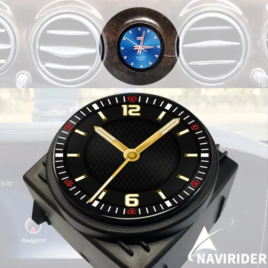 Car Stopwatch Smart Clock For Benz C - Class W205 CLS W219 W222 W213 NTG 5.0 5.5 Interior Central Compass Time Electronic Meter