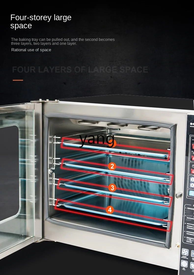 CX Commercial Hot Air Circulation Multifunctional Electric Oven Baking Pizza Egg Tart view 5