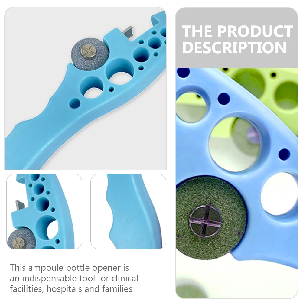 

Ampoule Medical Bottle Opener ABS Material Glass Openers Blue Nurse Tools Hospital Bar Supplies