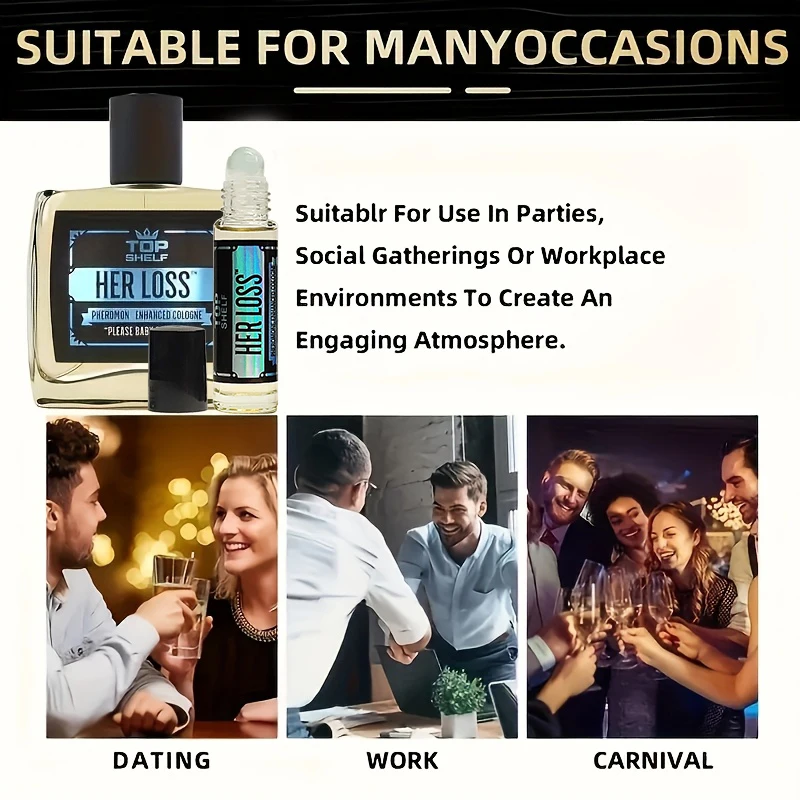 2025 وصول جديد لها خسارة كولونيا فرمون للرجال رذاذ العطور، 50 + 10 مل، هدية عيد الميلاد #4