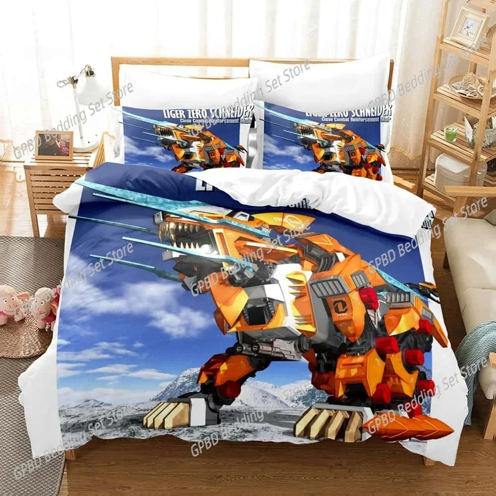 3d Print Anime Zoids Chaotic Century Bedding Set Single Twin Full Queen King Size Bed Set Adult Kid Bedroom Duvet cover Sets