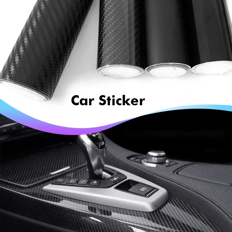 Car Matte Vinyl Film Matte Gloss Black Paste Protector Strip Waterproof Window Trim Film Anti Scratch Tape DIY Car Accessories