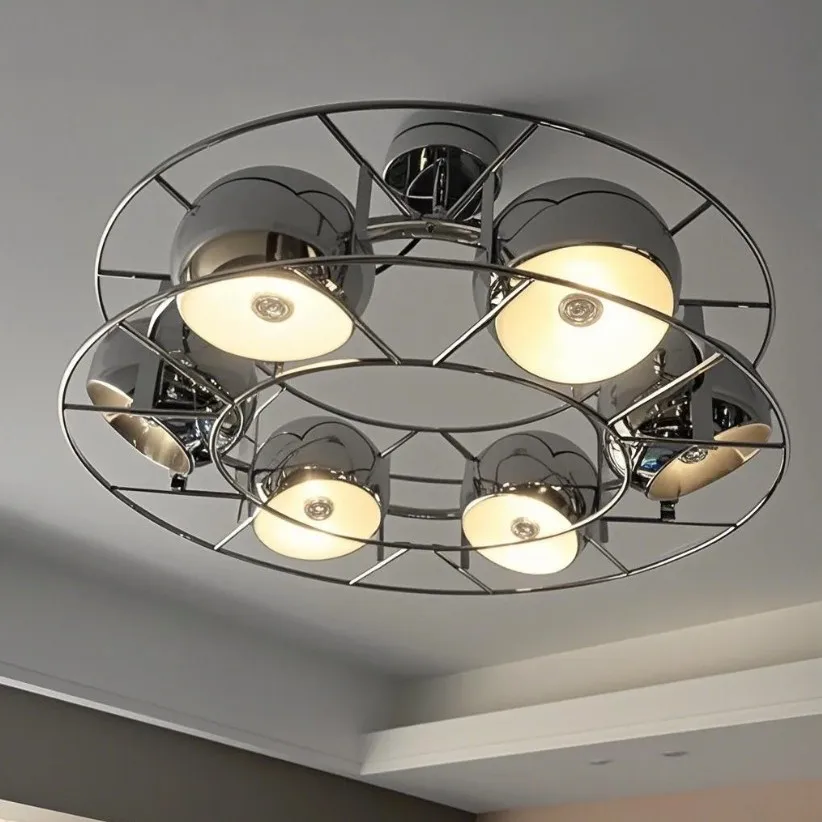 

Designer Mid-Century Bauhaus Pendant - Modern Minimalist Chandelier for Living Room, Bedroom, Dining & Study Lighting