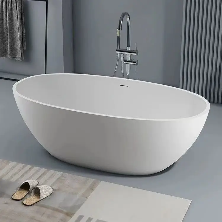 Artificial stone bathtub B & B free-standing home