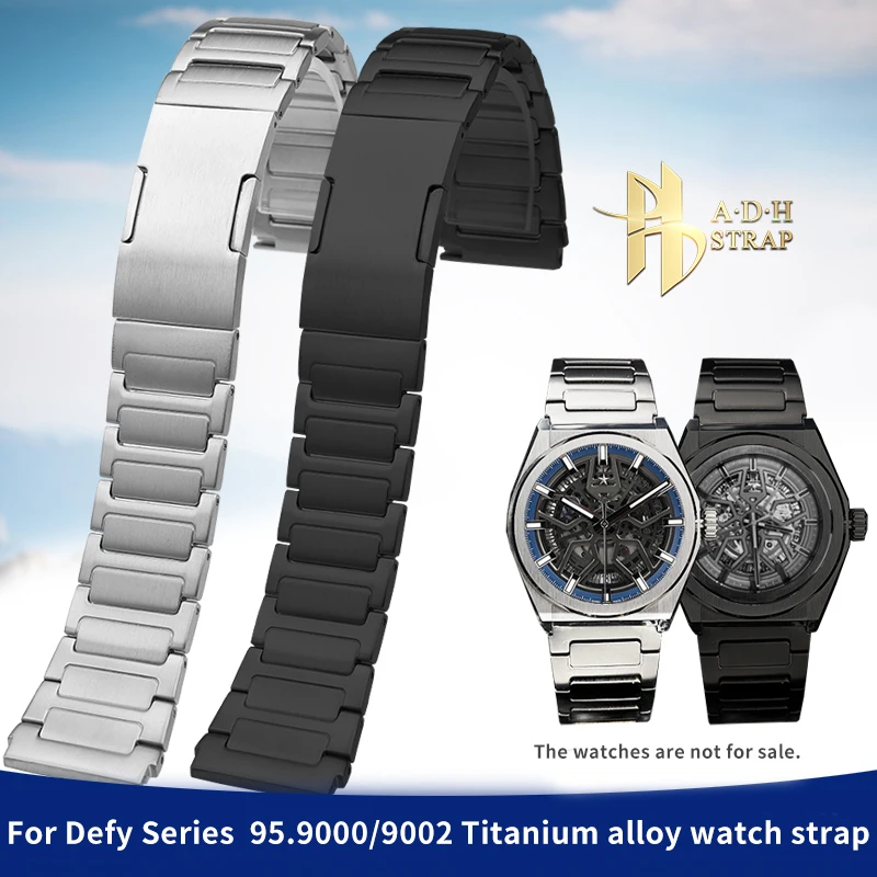 Lightweight Titanium Strap For Zenith Defy Series 95.9000/9002 49.9013 BONEST GATTI BG7601 Meatl Watchband 22mm 23mm Bracelet