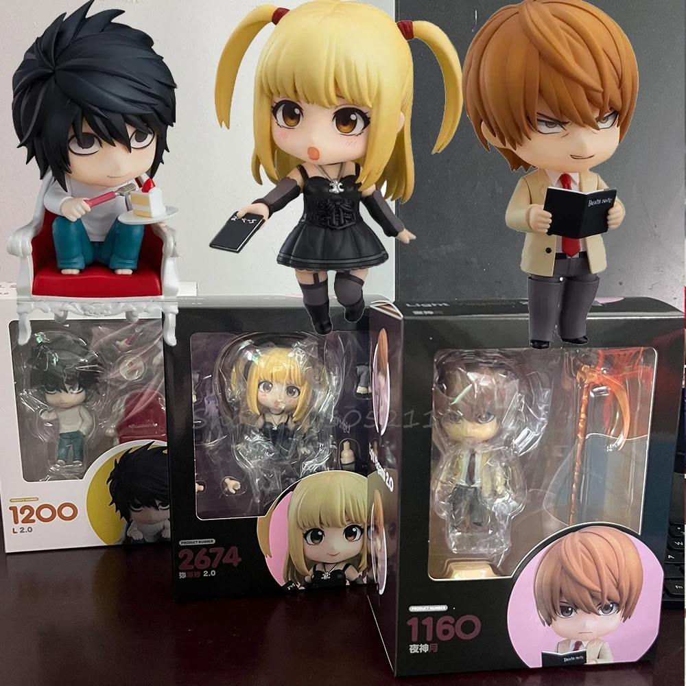 

Anime Death Note 1200 L Lawliet 1160 Yagami Light 2674 Misa Amane Action Figure PVC Collection Model Doll Toy Gifts