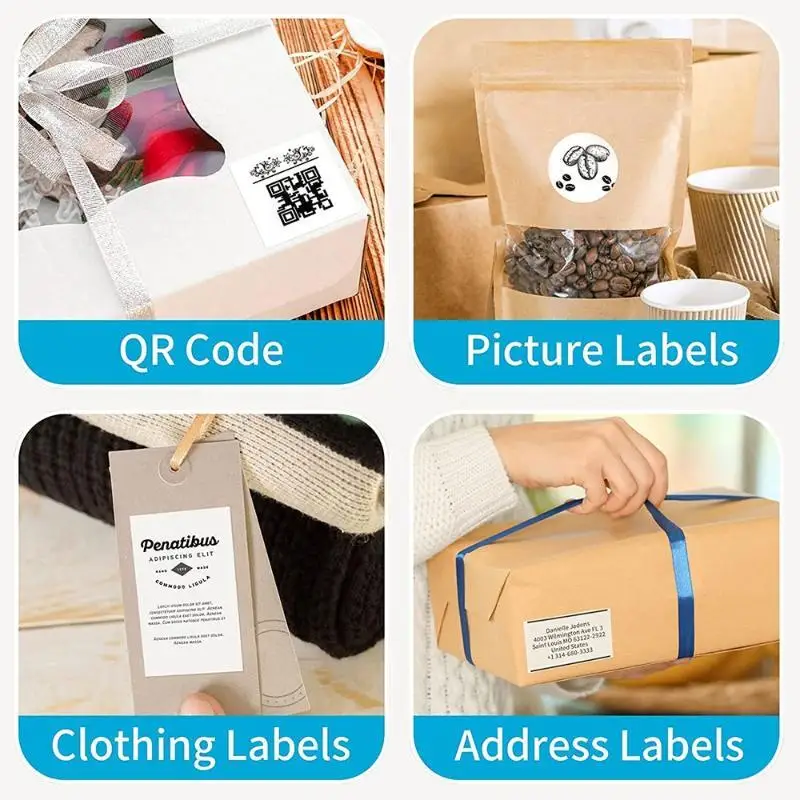 Quality product Niimbot B1 Label Printer Portable Handheld Thermal  Mini Barcode QR Code Sticker Sticky note Rolls Maker