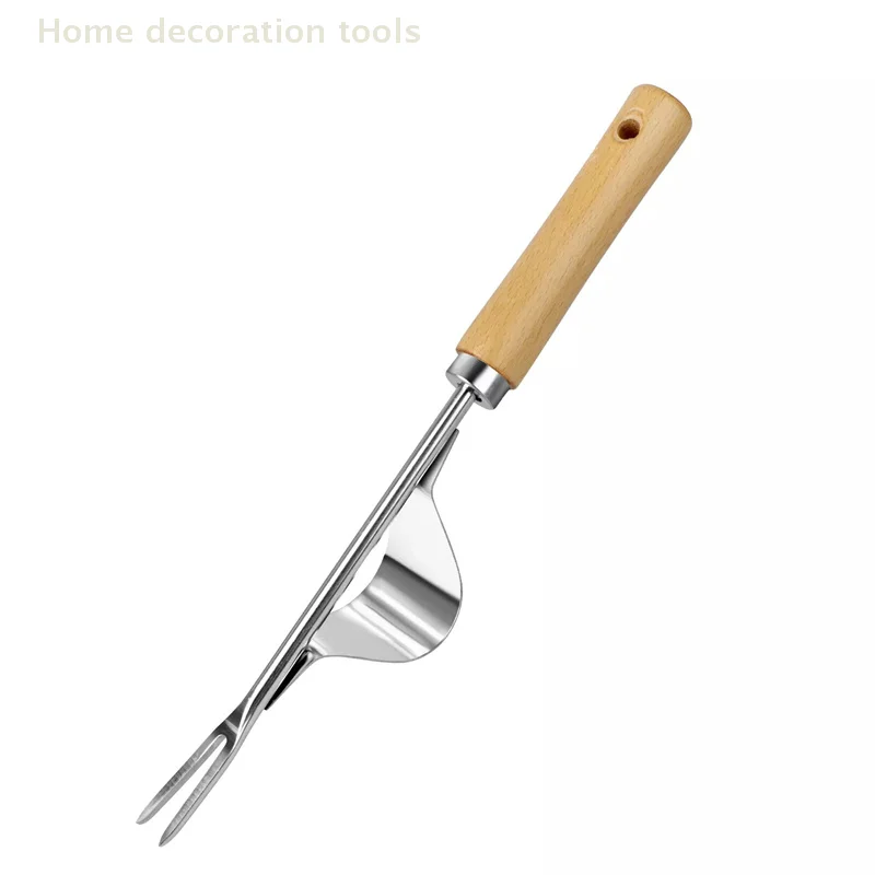 Stainless Steel Manual Weeder Garden Outdoor Hand Weeding Tool Removal Farmland Puller Dandelion Digging Lawn Weeder Transplant