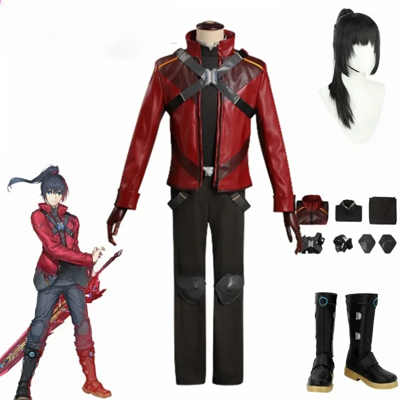 

Xenoblade Cosplay Chronicles 3 Noah Cosplay Costume Outfits Halloween Carnival Suit Wig Shoes