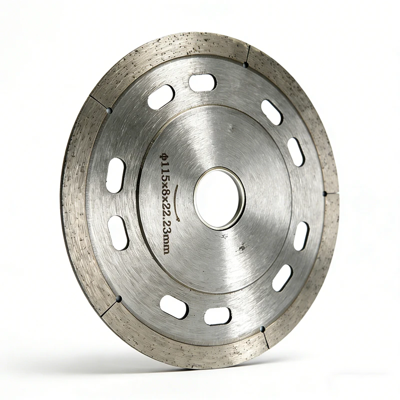 115mm Diamond Saw Blade Dry Cutting Disc Hot Pressing Brazed Angle Grinder Wheel for Stone Tile Wall Concrete Cutting Tool M14