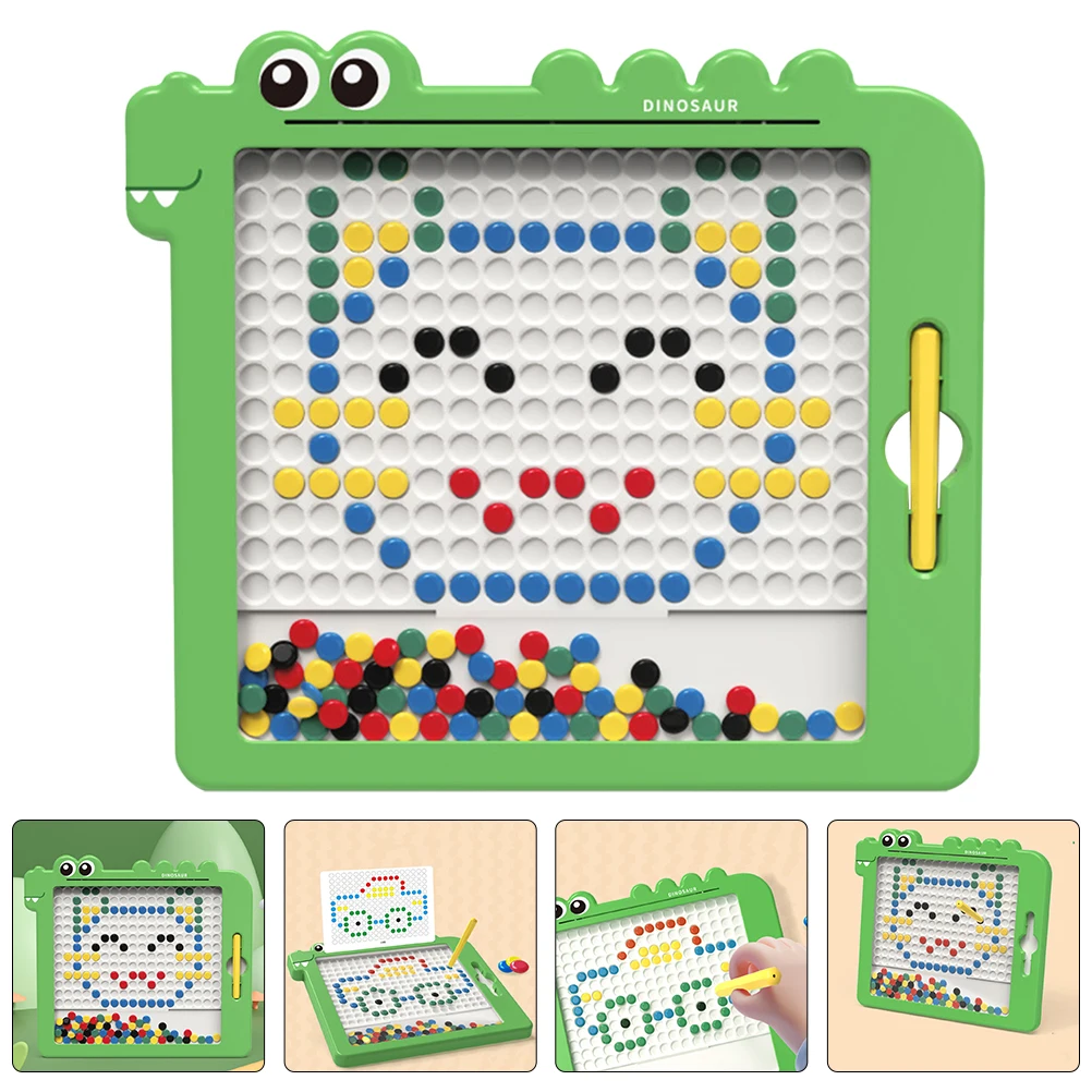 Magnetic Drawing Board for Kids Ages 3 5 Reusable Compact Size Beads Toys Magnetic Paint Board Educational Toy