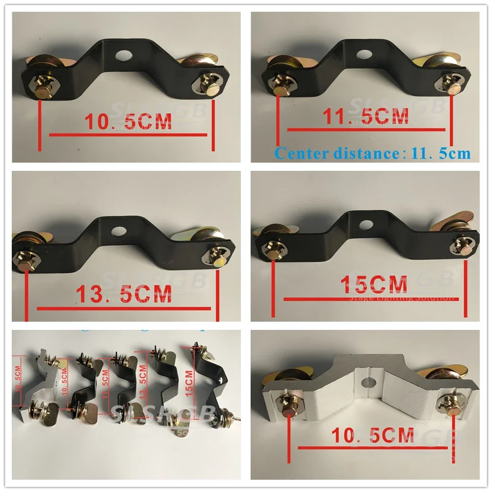 2pcs Moving Head Light Fast Lock Omega Hang Clamp Bracket Beam Sharpy Clip Quick Stage Light Hook Connector LED Par Party