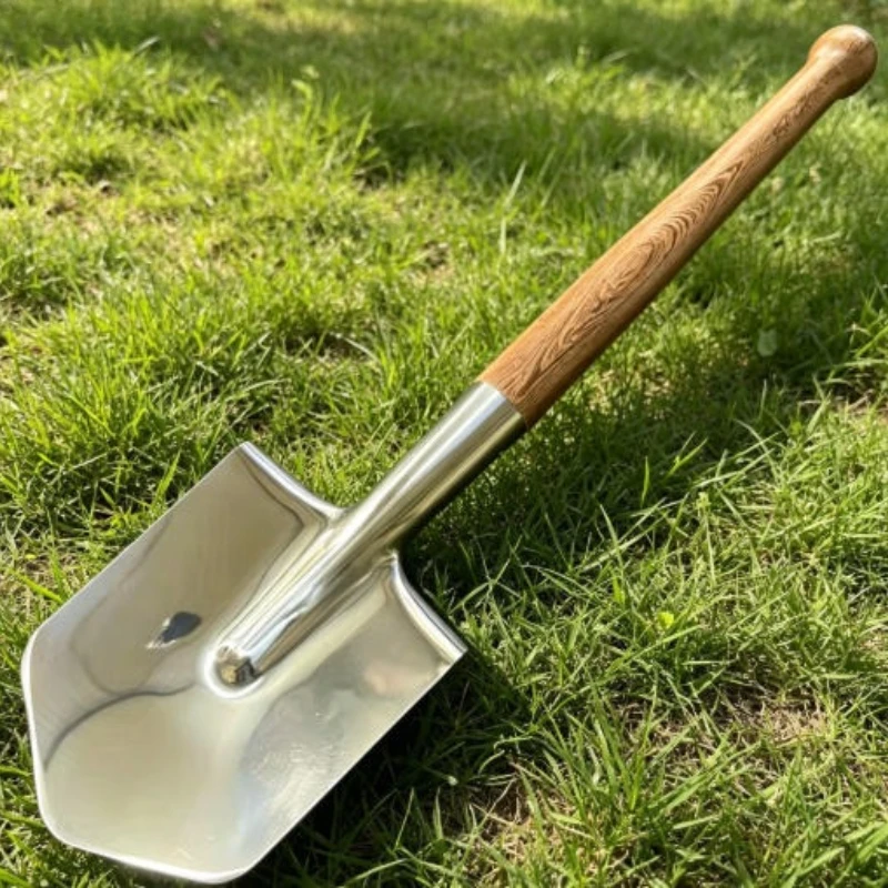 

Stainless Steel Outdoor Shovel Lightweight Sturdy Durable Camping Supplies Shovel Portable Nature Hike Survival Hiking Tools