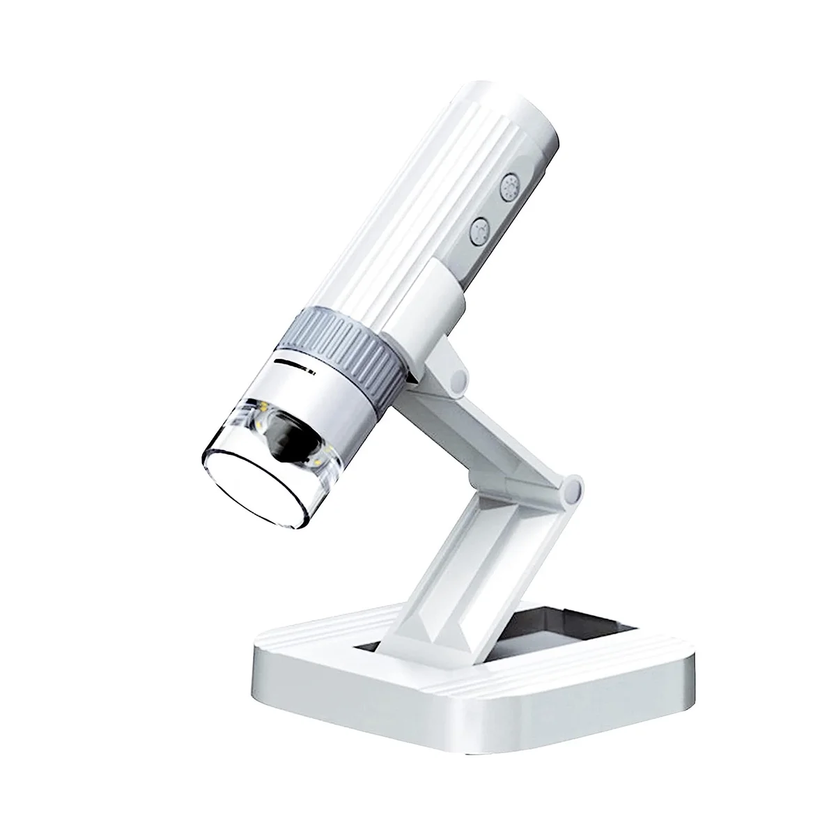 USB Digital Microscope, 50X-1000X Handheld Microscopes Camera, 1080P HD Coin Microscope, Mini Camera Magnifier, White